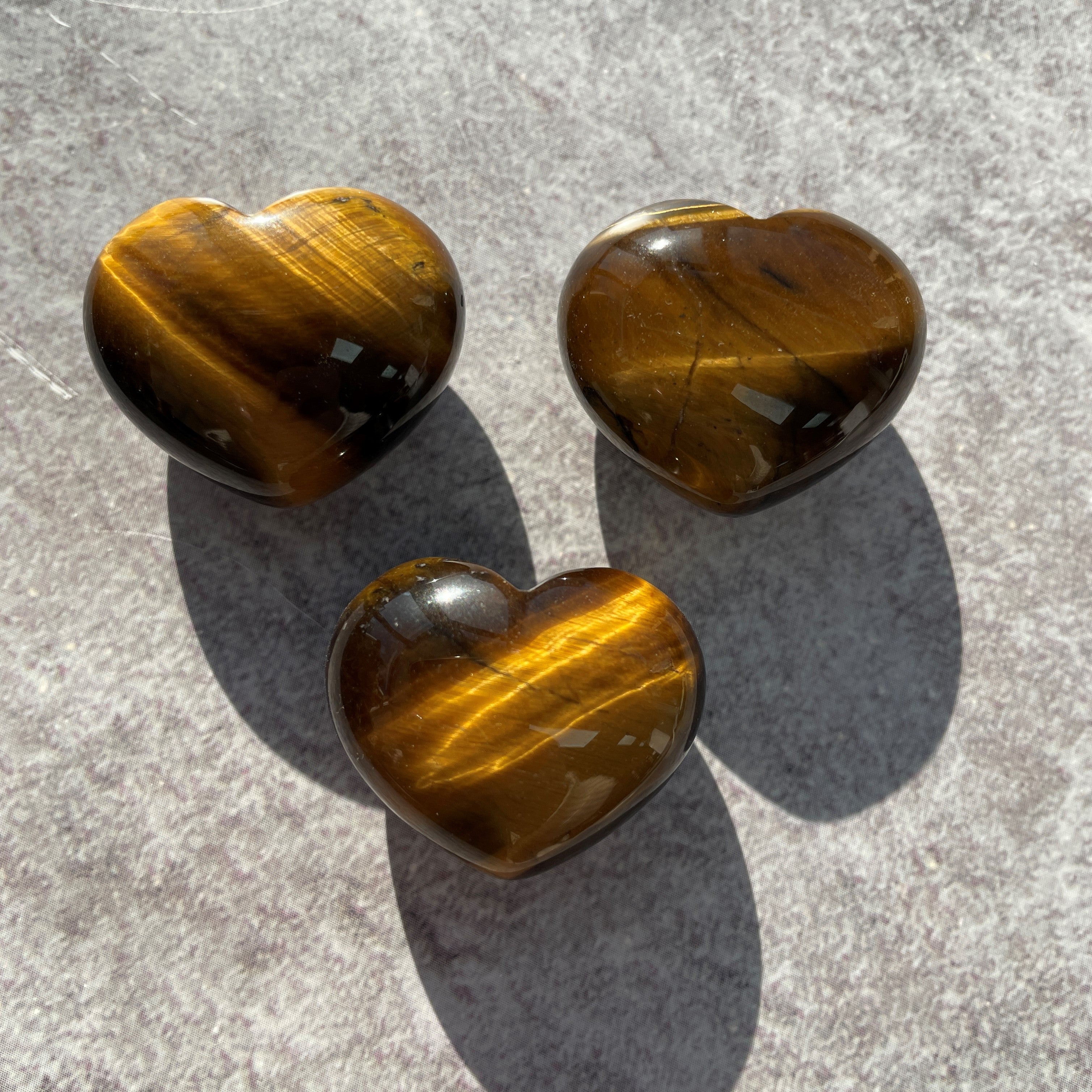 Tigers Eye Heart 3cm Tigers Eye Heart 3cm